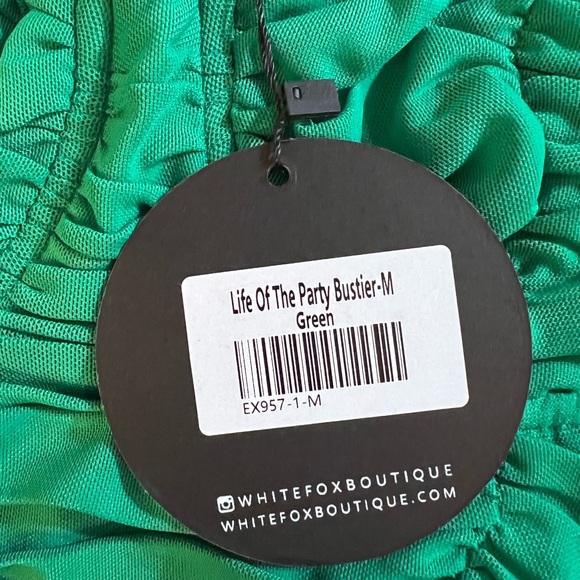 NWT Tag White Fox Boutique Life of the Party Bustier M - Picture 4 of 6